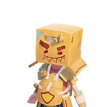 ケビン段ボールの騎士のキャラクタースキン